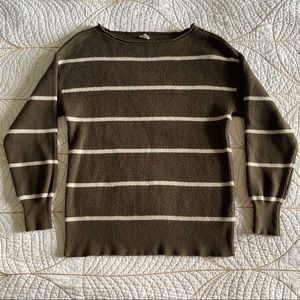 Garage Sweaters - FREE W/ PURCHASE🍑 Garage Olive Striped Sweater Garage Sweaters - FREE W/ PURCHASE🍑 Garage Olive Striped Sweater
